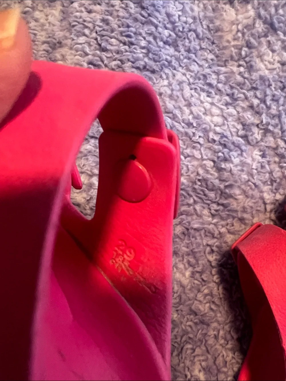 Birkenstock Kids Hot Pink Double-Buckle Slides